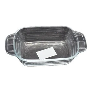 Customized Pyrex Borosilicate Glass Bakeware With Glass Lids