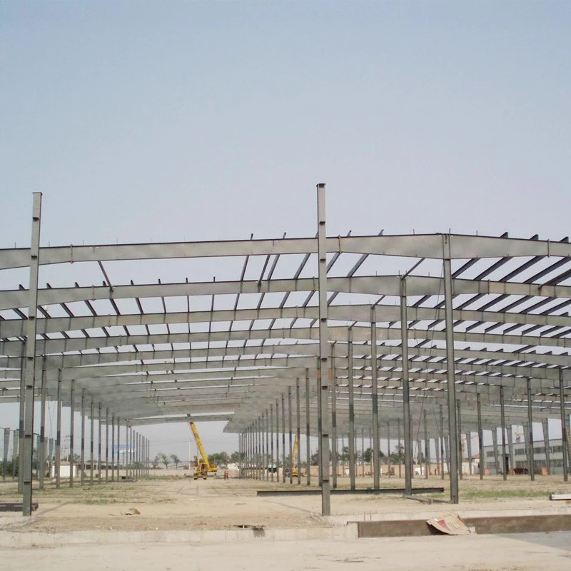 Customized Steel structure framed commercial building steel truss prefab construction