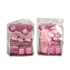 Cute Pink Cartoon Bow Flower Heart Design Hairpins Hairclips Barrette,Children Baby Girls Hair Accessories Set