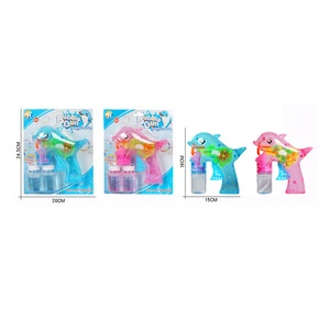 Cutely Bathroom Bubble Gun Toy Blue/Pink Color Bubble Machine For Kid Showering