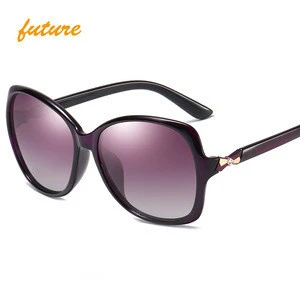 CX1923 OEM Ladies Oversized Black Frame Eyeglasses Women cat 3 Polarized Sunglasses UV400