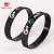 Import Debossed printed logo black silicone wristbands/bracelet for events from China