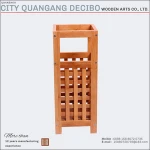 Decorative Wet Umbrella Holder Display Rack Bamboo Umbrella Stand Rack For Home Office
