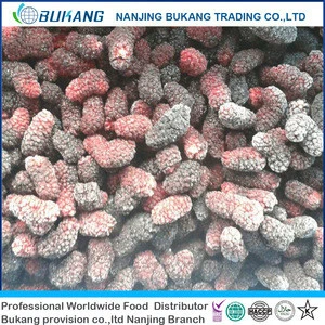 delicious bulk IQF frozen mulberry fruit with best price