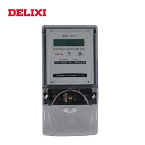 DELIXI Large-Scale Integrated Circuits Long Life Electronic Component Electric Energy Meter Manufacturers