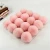 Import detachable colored fake fur pom poms 6cm 8cm faux rabbit fur ball from China