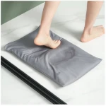 Diatomite mud suction pad foot pad diatomite pad quick drying anti-fall anti-slip bathroom mat at the door of the bathroom