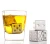 Import Dice Stainless Steel Reusable icy cools Metal Ice Cube PP Box Gift Set from China