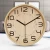 Digital Analog clock Wooden Frame Wall Clock 12 inch Wood Clock