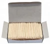 Disposable cello wrapped dental wooden toothpicks