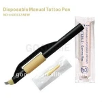 Disposable manual tattoo pen
