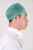 Import disposable round/ellipse top surgeon cap with ties/elastic from China