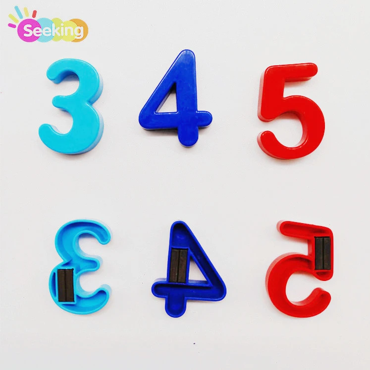 DIY non toxic funny magnet toys magnetic number set math toys