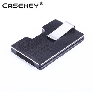 Dongguan Casekey RFID Blocking Card Case Anti Theft Metal Aluminum Credit Card Holder Wallet Custom