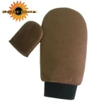 Double Sided Soft Microfiber Self Tanning Mitt With Mini Face Facial Tanning Glove For Self Tanner