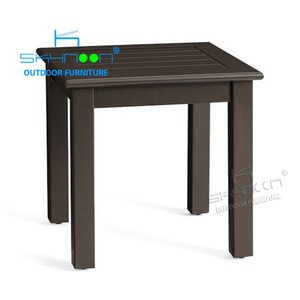 Durable and Exquisite Modern Coffee garden coffee table New style aluminum coffee table High Quality side table outdoor(41026E)