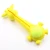 Import durable chew leaking food playing fun tpr rubber yellow giraffe dog toy from China