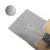 Import durable stainless steel wide blade plaster trowel flexible with wood handle scraper from China