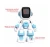 Import DWI Newest mini toy robot Intelligent humanoid robot dancing rc robot with flexible joints from China