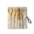 Import Eco friendly bamboo product spoon knife fork straw brush customized 6pcs bamboo cutlery set from China