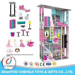Eco-friendly handmade princess doll house furniture and accessories