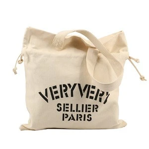 Eco Friendly Shopping Bag Custom Canvas Shoulder Bag Reusable Women Tote Bag