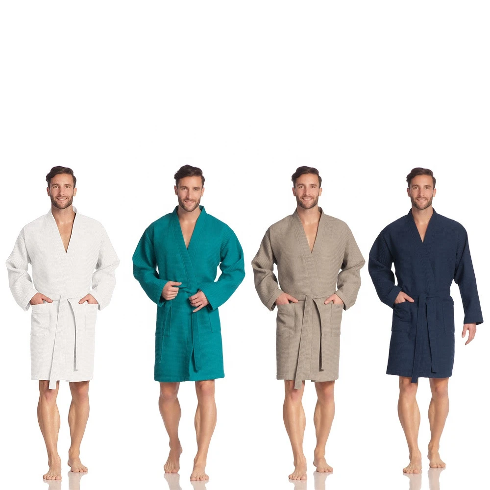 Eco-friendly Solid Soft Breathable Bathrobes Cozy Custom OEM Summer Bamboo Robes Women Bath Robes