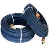 Econormical  Black Round  Soaker Hose 50 ft 3/8 1/2 5/8 3/4 1 Diameter material Rubber with PVC  using for farm