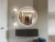 Import Edged Round Glow Matt Black Frame Backlit LED Bathroom Vanity Mirror from China