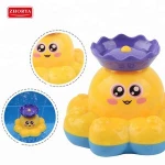 Electric spin sprinkler bathroom bath octopus toys bath baby with display box
