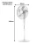 Import Electric stand fan 16/18 inch pedestal fan with aluminum motor from China
