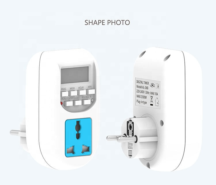 Buy Electronic Digital Timer Switch Socket 24 Hour Cyclic Eu Plug ...