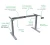Import Ergonomic Motorised Stand Up Desk Height Adjustable Sit To Stand Up Office Desk from China