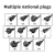 Import EU Schuko Power Cord IEC C5 C7 C13 Extension Cable Line Plastic for Home Black Shell 2G 3G Home Appliances CEE PE Bag/carton Box from China