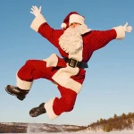 Eve Costume Classic Santa Claus Act Suit With Hat Belt Adult Version For Christmas