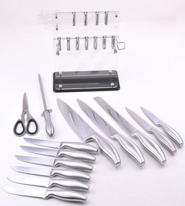 Excellent 14 Piece Stainless Steel Strong Rust Proof Durable Sharp Kitchen Knife Set