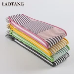 Exfoliating bath belt back scrubber for shower