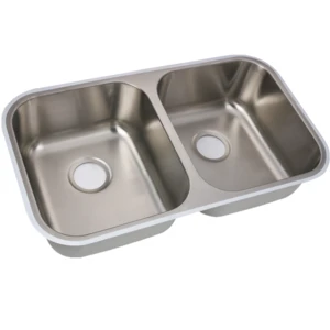 Export Hot sale USA cUPC Stainless Steel double bowl vessel undermount kitchen sink