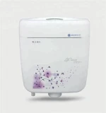 Exposed PP two flush toilet water tank for lavatory toilet