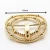 Import exquisite gold custom zinc alloy metal women pin belt buckle from China