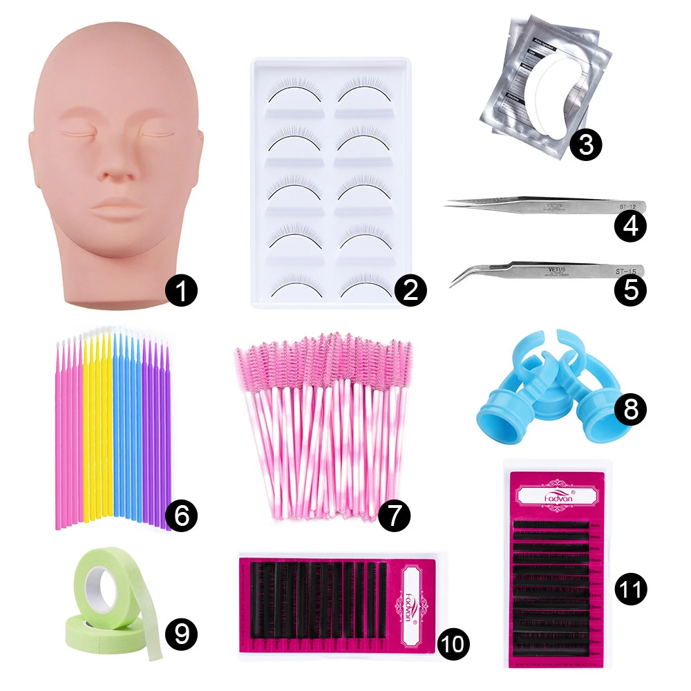 Extensions Tool Eyelash Extension Kits New Start Lash Kit Set.Professional Eyelash Extension Tools Maquillaje Personalizado