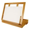 Extra Large 20 Wide Adjustable beech Wood Desktop Easel with Large 2 Tall 16 Deep Drawer