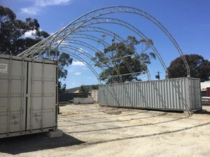 fabric portable arch building in steel structure