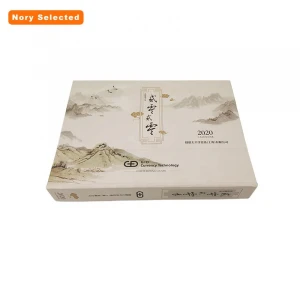 Factory Custom Printing landscape painting promotional planner Calendar Desk Table Wall Monthly Advent Calendar 2021