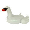 Factory Custom Vinyl Material Inflatable Swan Water Wave Swimming Pool Floating Rider-on Swan Water Play Entertainment