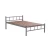 Import Factory direct metal steel single steel bed hospital bed from China