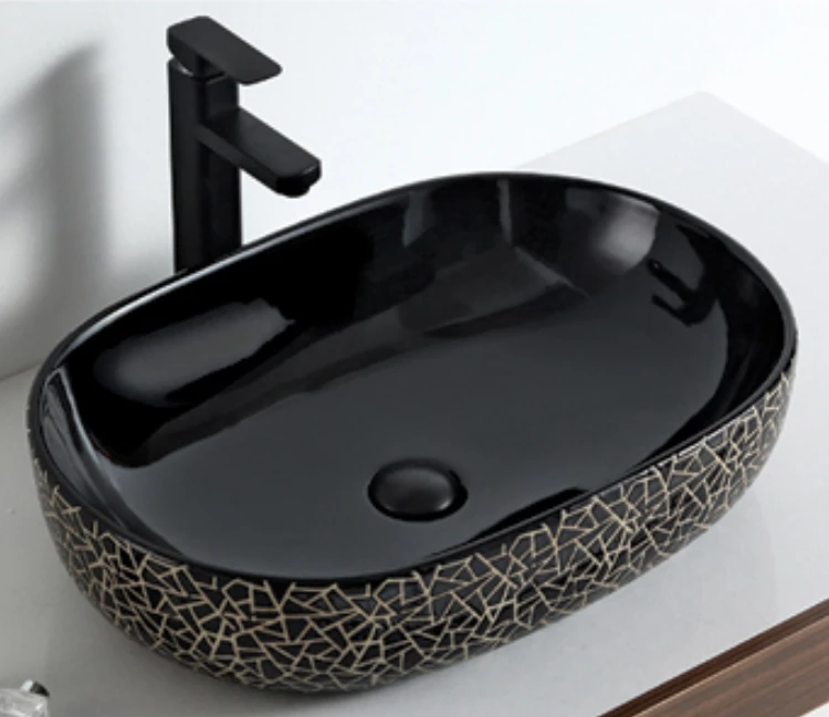 Factory Direct Modern Sanitary Sink Ceramic Wash Art Basin
