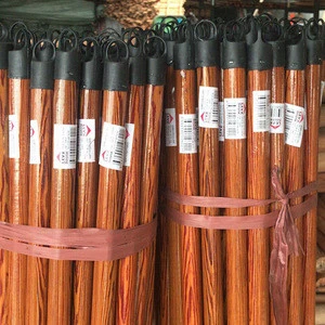 Factory direct sales high quality 120*2.2cm customized wooden broom stick/handles