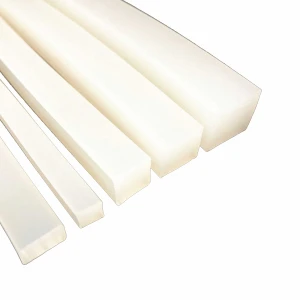 Factory direct sales of high temperature and alkali resistance solid can be pasted square solid silicone rubber sealing strip