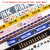 Factory DIY customized  color pattern size nylon or  polyester Shoulder printed webbing ribbon straps for women handbags